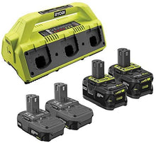 Load image into Gallery viewer, ONE+ 18V Super Charger Kit with (2) 1.5 Ah Battery and (2) 4.0 Ah Battery