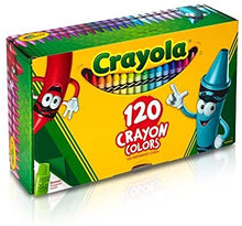 Load image into Gallery viewer, Crayola Classic Color Crayons, Tuck Box, 120 Colors (526920)