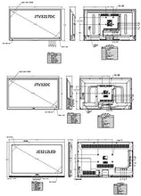 Load image into Gallery viewer, Jensen JTV3217DC 32&quot; LED Television with Integrated HDTV ATSC Tuner HD Ready 1080p, 720p, 480p