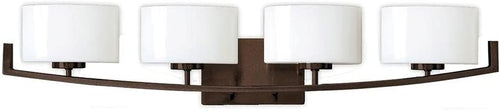 Hampton Bay Burye 4-Light Oil Rubbed Bronze Vanity Light