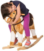 Load image into Gallery viewer, Rockin' Rider Turbo Rocking Horse Ride On, White