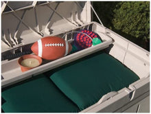 Load image into Gallery viewer, Suncast DB9750 Extra Large Deck Box with Seat, Taupe