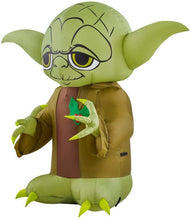 Load image into Gallery viewer, Gemmy 3.5Ft. Tall Star Wars Yoda Christmas Airblown Inflatable Indoor/Outdoor Decoration