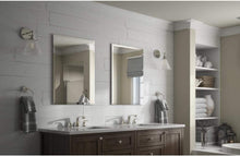 Load image into Gallery viewer, 24 in. x 36 in. (M3) Rectangular Frameless TRUClarity Deluxe Glass Mirror with Easy-Cleat Flush Mount Hardware