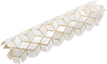 Load image into Gallery viewer, Splashback Tile PACWHT3DILL Pacif 3D Illusion Shell Mosaic Tile, White/Pearl