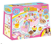 Load image into Gallery viewer, Mundo Toys Birthday Cake Play Food Set PINK 75Pcs Plastic Kitchen Cutting Toy Pretend Play