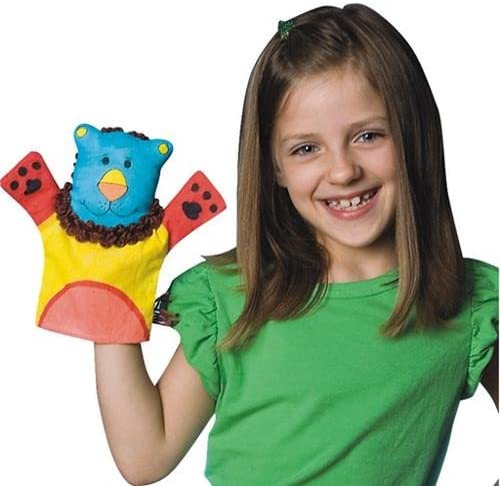 Color-Me Fabric Animal Hand Puppets (pack of 24)