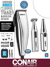 Load image into Gallery viewer, ConairMAN 3-in-1 Chrome Haircut Kit