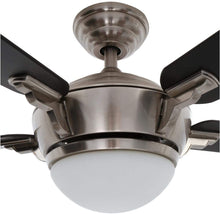 Load image into Gallery viewer, Hampton Bay 68044 Midili 44&quot; LED Indoor Brushed Nickel Ceiling Fan with Light Kit and Remote Control
