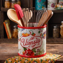 Load image into Gallery viewer, The Pioneer Woman Country Garden Utensil Crock