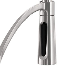 Load image into Gallery viewer, Glacier Bay Brenner Commercial Style Single-Handle Pull-Down Sprayer Kitchen Faucet in Stainless Finish