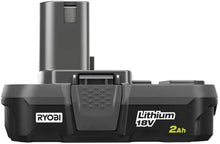 Load image into Gallery viewer, Ryobi P163 18V OnePlus Lithium 2.0Ah Compact Battery and Charger Upgrade Kit includes a P118 Charger and P190 Battery