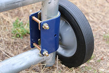 Load image into Gallery viewer, RanchEx 102555 Gate Wheel for Tube Gates for Easy Gate Opening - 1-5/8" to 2" Outside Diameter