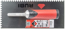 Load image into Gallery viewer, Rubi Steel Notched Trowel - 3/16" x 3/16" - Install Schluter Ditra underlayment