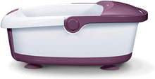 Load image into Gallery viewer, Beurer FB21 Luxury Bubble Foot Bath Spa, Water Tempering, Relaxing Vibration Massage and Bubble with Pedicure Attachments, portable foot soaking tub to use before pedicure, foot reflex zone massage