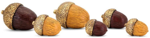Benzara Harvest Acorn Filler-Set of 6-Multicolor Home Accent