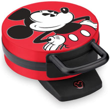 Load image into Gallery viewer, Disney DCM-12 Mickey Mouse Waffle Maker, Red