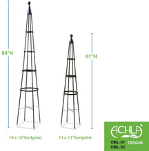 Load image into Gallery viewer, Achla Designs Obelisk Garden Trellis