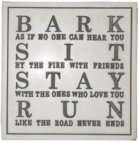 House Parts INC Dog Rules Plaque