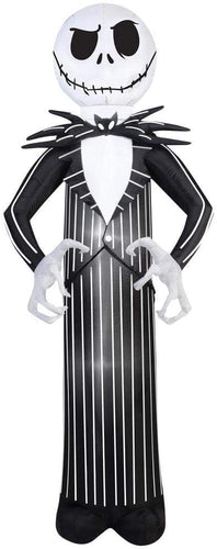 Gemmy Airblown Inflatable Jack Skellington Nightmare Before Christmas Halloween Decoration 7' Tall