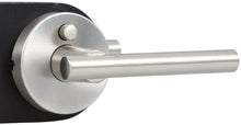 Load image into Gallery viewer, Contemporary Right Hand Door Lever Finish: Satin Nickel, Type: Privacy