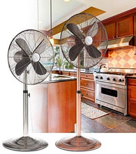 Load image into Gallery viewer, Deco Breeze DBF0208 Brushed Stainless Steel Floor Standing Fan