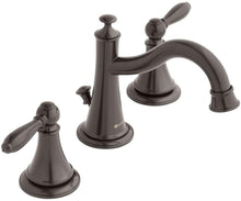Load image into Gallery viewer, Glacier Bay Varina 8 in. Widespread 2-Handle High-Arc Bathroom Faucet in Bronze