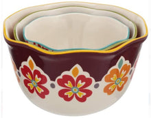 Load image into Gallery viewer, The Pioneer Woman Flea Market Scalloped Edge Serving Bowl Set, 3-Piece