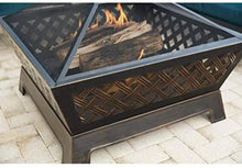 Load image into Gallery viewer, Hampton Bay Tipton 34 in. Steel Deep Bowl Fire Pit in Oil Rubbed Bronze