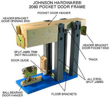 Load image into Gallery viewer, 2060 Commercial Grade Pocket Door Frame (30&quot; x 84&quot;)