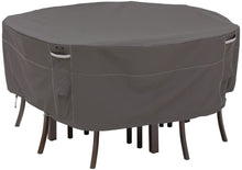 Load image into Gallery viewer, Classic Accessories 55-158-045101-EC Ravenna Round Patio Table Set Cover, Large