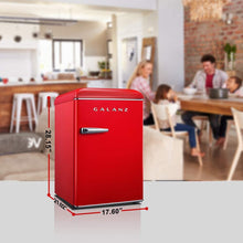 Load image into Gallery viewer, Galanz GLR25MRDR10 retro-compact-refrigerator