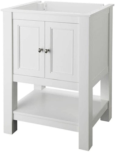 Gazette 24 in. W x 18 in. D Vanity Cabinet Only in White