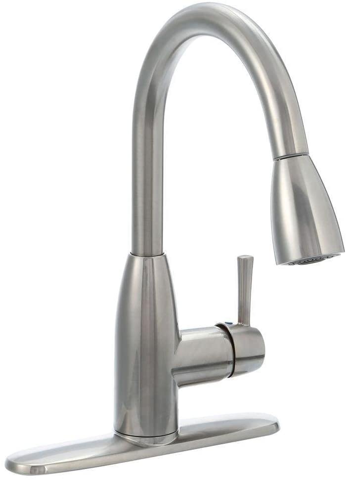 American Standard Fairbury Single-Handle Pull-Down Sprayer Kitchen Faucet in Stainless Steel