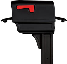 Load image into Gallery viewer, Rubbermaid Large Deluxe Plastic Mailbox and Post Combo