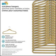 Load image into Gallery viewer, Honey-Can-Do Skirt/Pant Hanger Grip Clips for Velvet Touch Suit Hangers