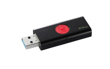 Load image into Gallery viewer, Kingston Digital DT106/64GB USB 3.0 DataTraveler 106 Flash Drive Type-A USB Memory Stick backwards compatible with 2.0 USB up to 100 MB/s