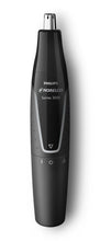 Load image into Gallery viewer, Philips Norelco Nose trimmer 3000, NT3000/49, with 6 pieces for nose, ears and eyebrows