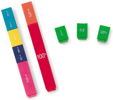 Load image into Gallery viewer, Learning Resources Fraction Tower Fraction Cubes, 51 Pieces