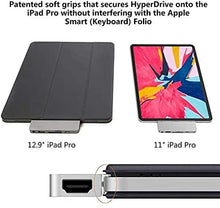 Load image into Gallery viewer, HyperDrive USBC Hub Adapter 6-in-1 Dongle with USB C PD Charging, 4K HDMI, USB 3.0, 3.5mm Headphone Jack, SD, Micro SD - Compatible with iPad Pro 2018