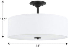 Load image into Gallery viewer, Progress Lighting P350167-143 Inspire Close-to-Ceiling, Black
