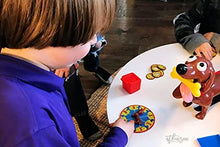 Load image into Gallery viewer, Goliath New &amp; Improved Doggie Doo - Squeeze The Leash Poop The Food Game, Brown