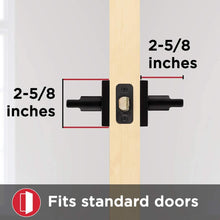 Load image into Gallery viewer, Kwikset Halifax Slim Square Lever Door Modern Contemporary Design Home Hallway Closet Passage Hardware handle