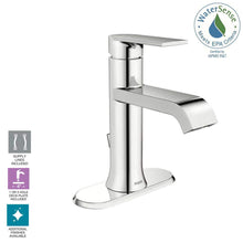 Load image into Gallery viewer, Moen WS84760 Genta Chrome One-Handle Bathroom Faucet