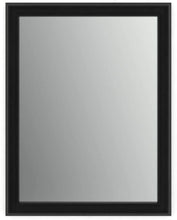 Load image into Gallery viewer, Rectangular Framed Mirror with Standard Glass and Flush Mount Hardware (33 x 47 (L1), Matte Black)