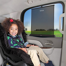 Load image into Gallery viewer, Munchkin Brica Smart Window Shade Rolls Up and Down with Window, Helps Block UVA/UVB Rays, Black