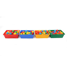 Load image into Gallery viewer, Tot Tutors Kids' Primary Colors Large Storage Bins, Set of 4