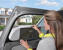 Load image into Gallery viewer, Munchkin Brica Smart Window Shade Rolls Up and Down with Window, Helps Block UVA/UVB Rays, Black