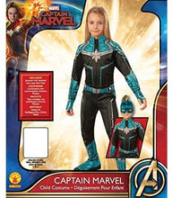 Load image into Gallery viewer, Girls Captain Marvel Kree Movie Costume