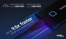 Load image into Gallery viewer, Samsung T7 Touch Portable SSD - 500GB - USB 3.2 (MU-PC500K/WW)